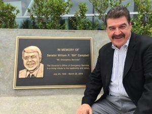 Jerry Haleva at Bill Campbell Plaque Dedication