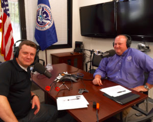 Shawn Boyd and Bob Fenton in recording studio