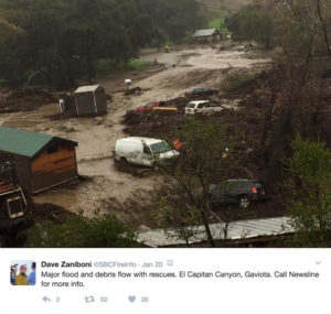 el capitan canyon mudslide
