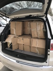 Transporting blankets