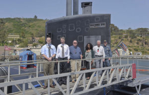 Bill Potter Boarding the U S S Scranton S S N 7 5 6, San Diego