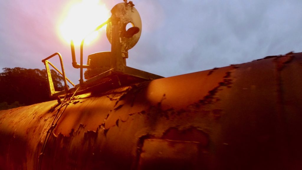 Rail Tanker on Fire C S T I