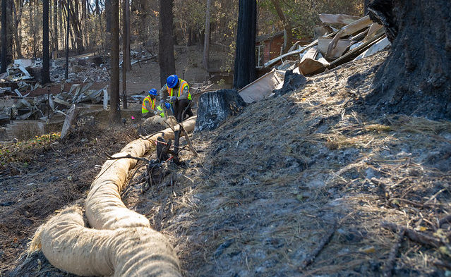 Cal OES Coordinates Watershed Protection Measures in Burn Scarred Areas of California