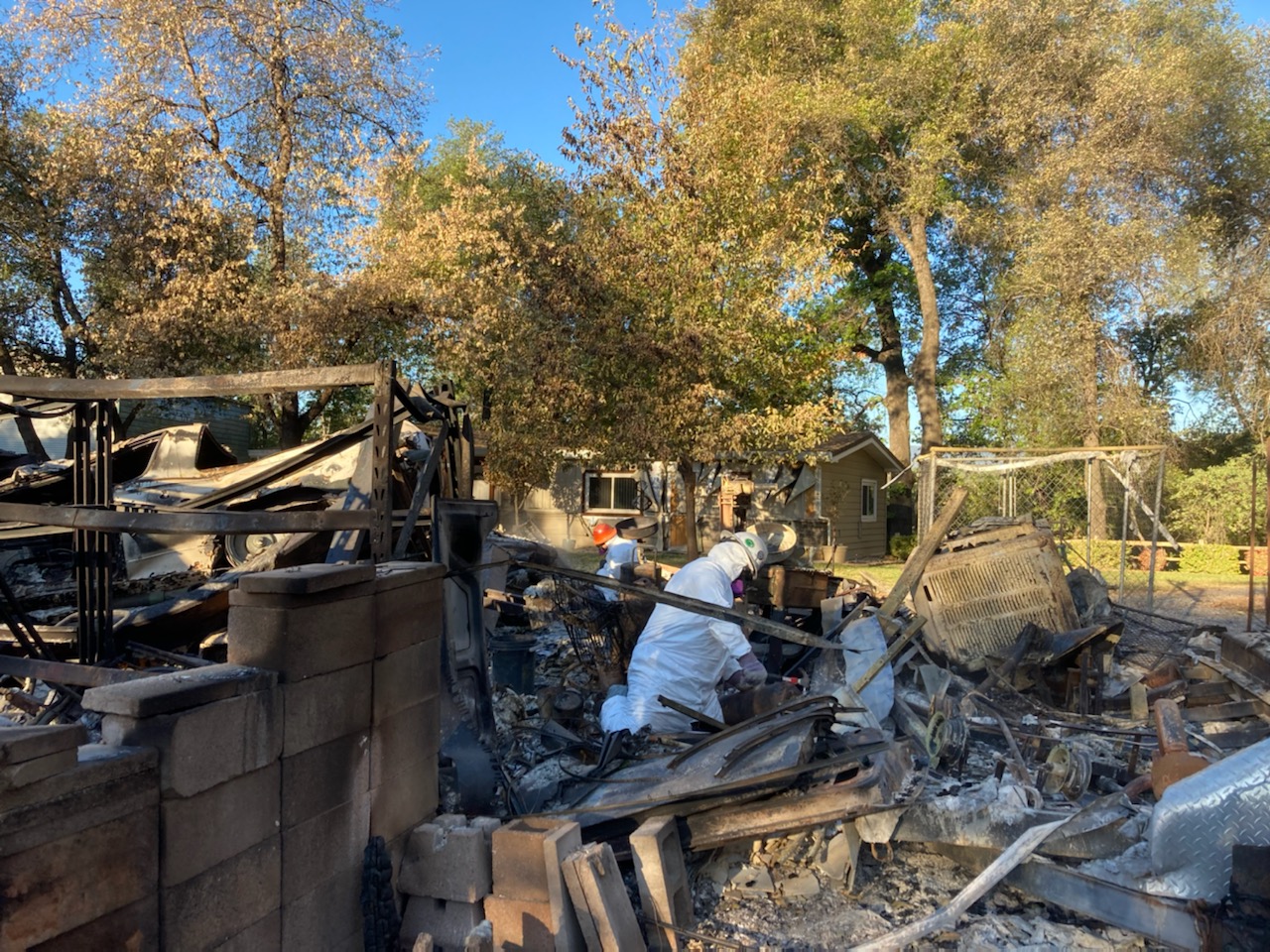 DTSC crews working to remove debris in Shasta County