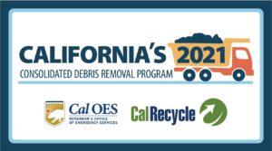 California's Consolidated Debris Removal Program with Cal OES an CalRecycle logos