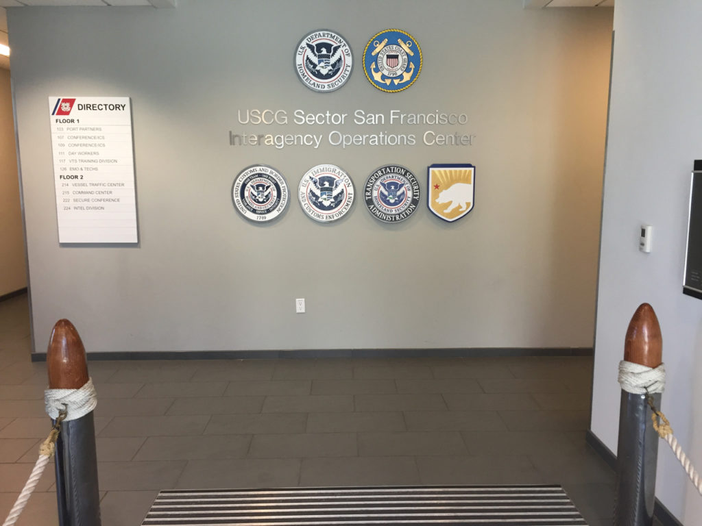 Entrance to Coast Guard Station Yerba Buena Island
