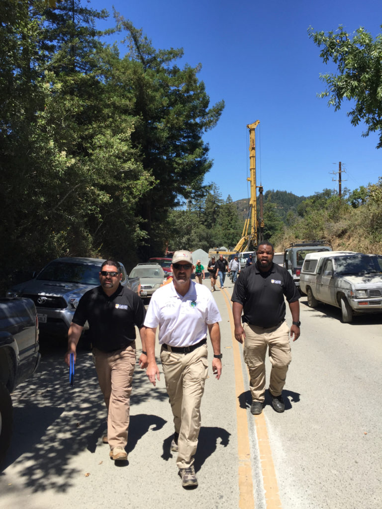 David Cruise, Gerry Malais and Gavin Littles