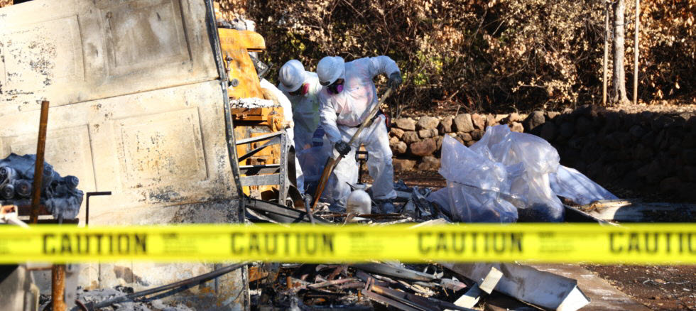 Wildfire Cleanup Update: DTSC to Lead Cleanup of Household Hazardous Waste for Seven California Wildfires