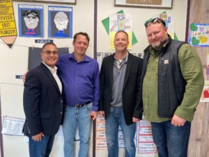 group photo at Plumas Charter School