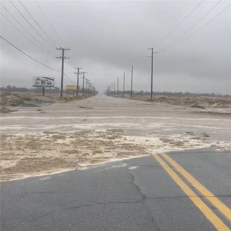 An image of a flooded roadway.
