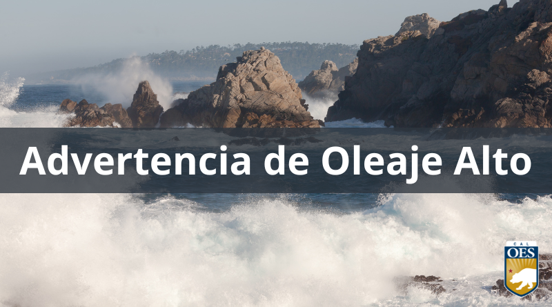 Emiten nueva advertencia de alto oleaje.