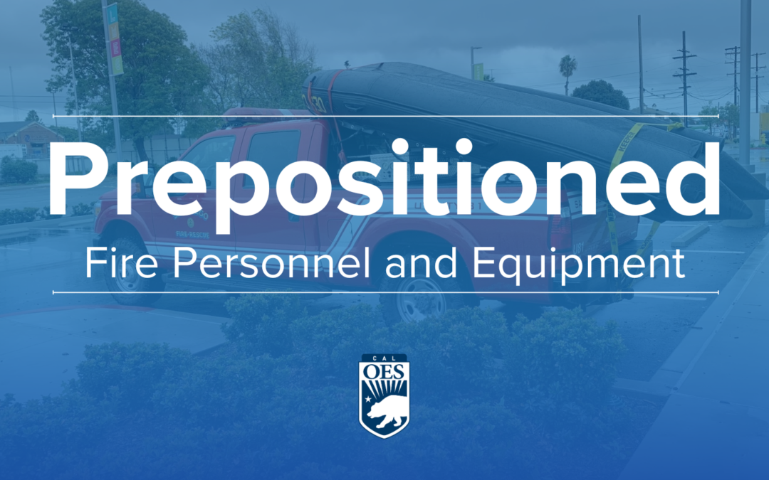 As Storm Moves into Northern California, Cal OES Prepositions Resources in Nevada County