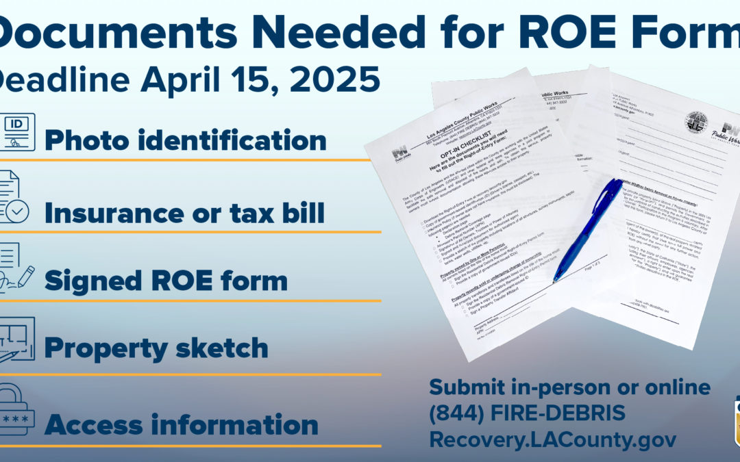 Which Documents are Required to Complete a Right of Entry Form?